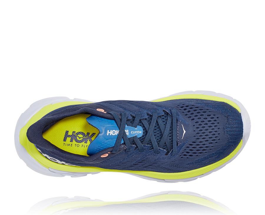 Hoka Australia One One Clifton Edge - Womens Running Shoes Navy - PALDR-7904